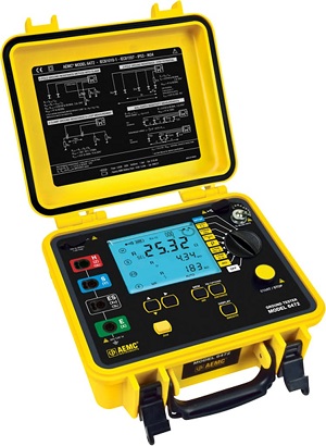AEMC 6472 - Multi-Function Digital Ground Resistance Tester (Digital, 2-Point, 3-Point, 4-Point, Bond Test, DataView Software)
