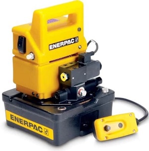 Enerpac PUD1100B - Electric Hydraulic Pump, Dump Valve, 0.5 gal, 115V, Single-Acting
