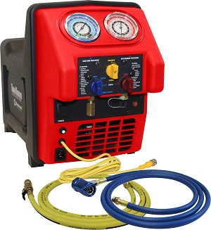 Mastercool 69390 - Spark Free Twin Turbo Refrigerant Mobile Recovery Machine for R1234yf