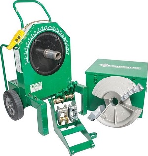 Greenlee 555ESC - Classic Electric Bender, with 23803 1/2" - 2" EMT Shoe Group